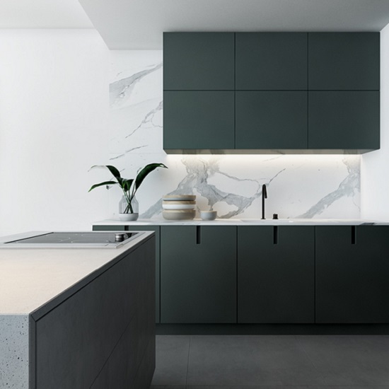 cocina Laminam Statuario Altissimo