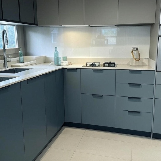 cocina Laminam Blanco Mijas