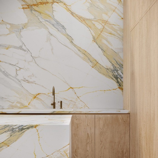 encimera y salpicadero Laminam Calacatta Mediceo