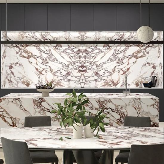 cocina de lujo Laminam Calacatta Viola