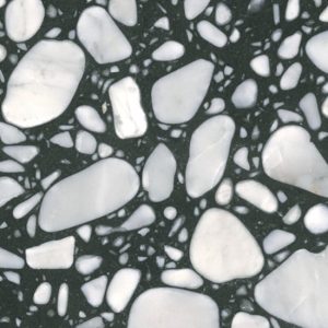 primer plano de Terrazo Palladio Moro