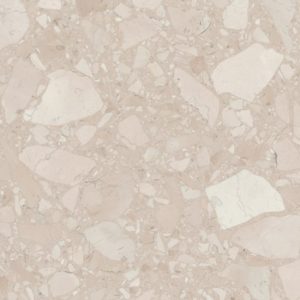 primer plano del Terrazo Rosa Perlino