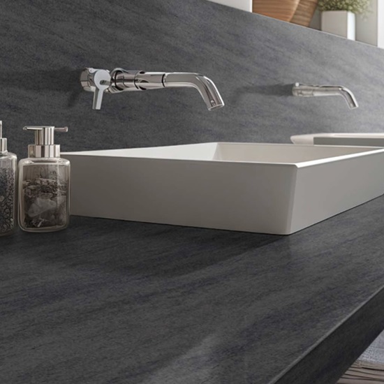 encimera y salpicadero Techlam Basalt Black