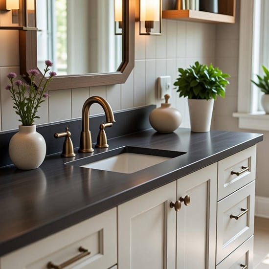 encimera cocina Techlam Basalt Black