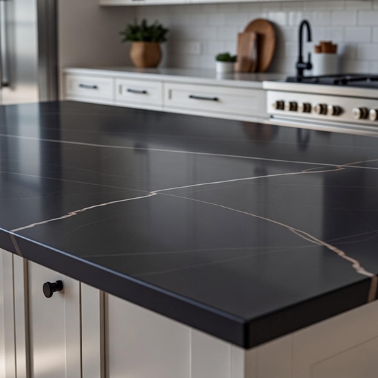 isla cocina Ascale Vulcano Nero