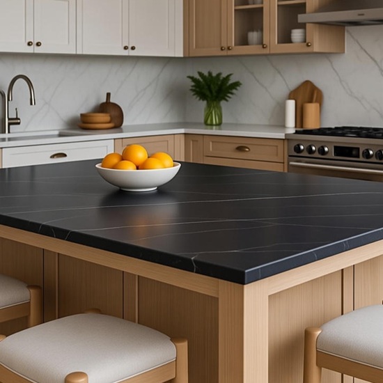 encimera cocina Ascale Vulcano Nero