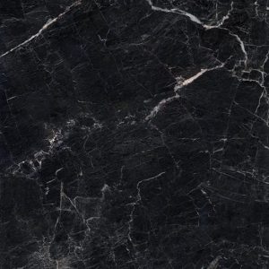 primer plano del porcelánico Laminam Negro Tarraco de colección Hispania