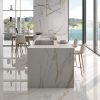 Cocina vista mar encimera arklam atlantis gold costa sol