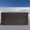 Losa grande de Neolith Basalt Black Málaga, superficie sintered stone negra para exteriores.