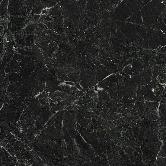 Textura completa de superficie sinterizada Arklam Caviar Green verde con vetas para encimeras en Málaga.