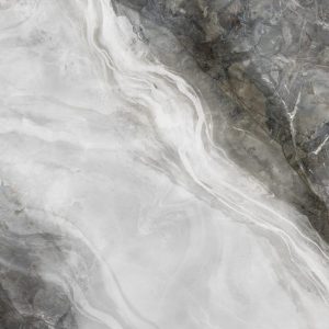 Textura detallada de Arklam Invisible Grey gris con vetas smoky y fluidas en patrón abstracto.