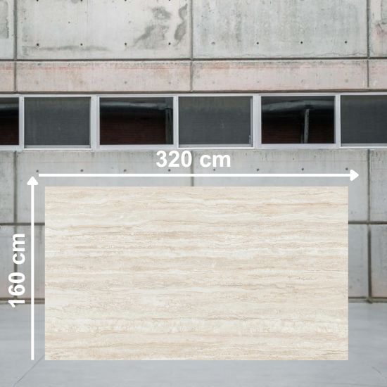 Losa de gran formato Arklam Nativa Beige Natural 12 mm para encimeras a medida en Málaga.