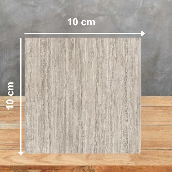 Muestra compacta de encimera Arklam Nativa Greige Natural 12 mm para evaluación en Málaga.