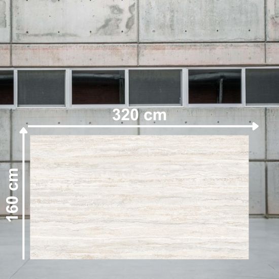 Losa de gran formato Arklam Nativa White Natural 12 mm para encimeras a medida en Málaga.