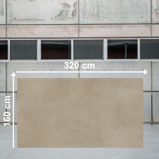 Losa de gran formato Arklam Seven Hazelnut natural para encimeras personalizadas en Málaga.