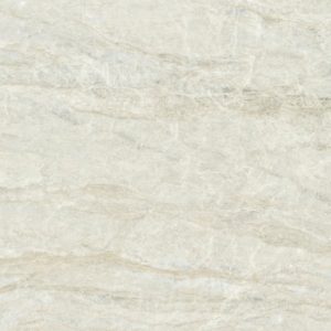 Textura detallada de encimera Dekton Nara con tonos beige y vetas naturales suaves.