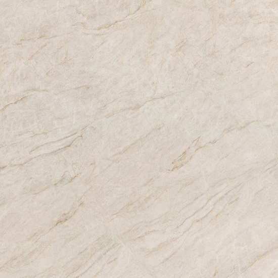 Textura close-up de encimera Neolith Taj Mahal Málaga, acabado silk beige con vetas doradas.