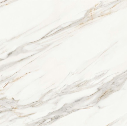 Textura detallada de Blaker Toscana Gold blanca con vetas doradas en patrón marmóreo intenso