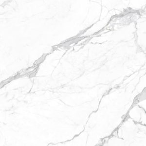 Textura detallada de Blaker Statuario Grey blanca con vetas grises en patrón marmóreo intenso.