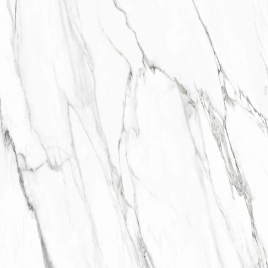 Textura detallada de Blaker Venatino Grey blanca con vetas grises en patrón marmóreo intenso.