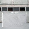 Losa de mármol Arctic White 280x170 cm para encimeras, islas y revestimientos grandes.