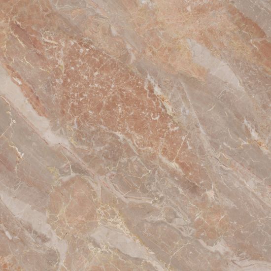 Textura detallada de Venux Breccia Oniciata rosa con vetas beiges en patrón breccia intenso.