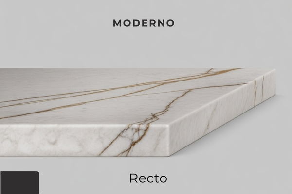 Perfil de canto Recto para encimeras Málaga