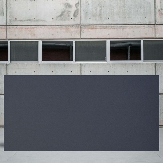 Losa jumbo de Pizarra Negra Lisa de 225 x 130 cm en acabado liso