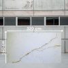 Losa jumbo de porcelánico Techlam Alhambra expuesta en showroom