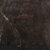 Cuarcita Terra Goiana detalle textura negra oscura con vetas blancas finas