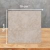 Muestra 10x10 cm ÉCLOS Veilr crema beige con vetas nubosas