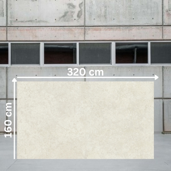 Placa grande Ascale Amaya Linen de 320x160 cm