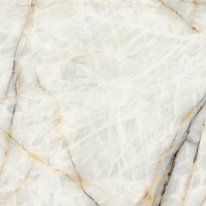 Textura Ascale Aura Lux White blanca con vetas doradas y grises