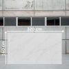 Placa jumbo Cuarzo Bical Levantina Quartz 320x160 cm blanco con vetas grises