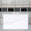 Placa jumbo Cuarzo Cortese Levantina Quartz 320x160 cm blanco con vetas grises
