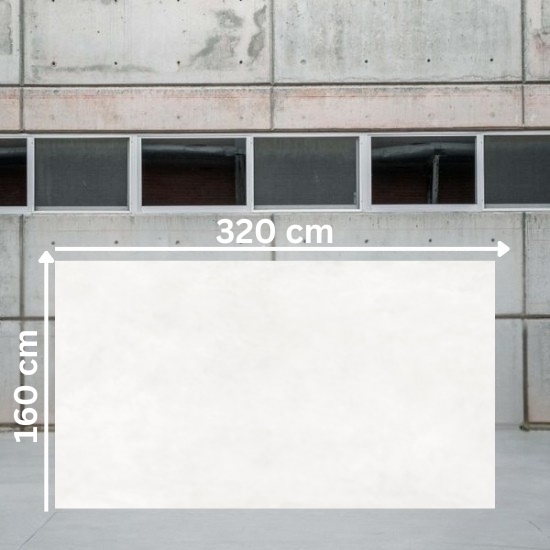 Placa grande Ascale Cosmopolita Light de 320x160 cm