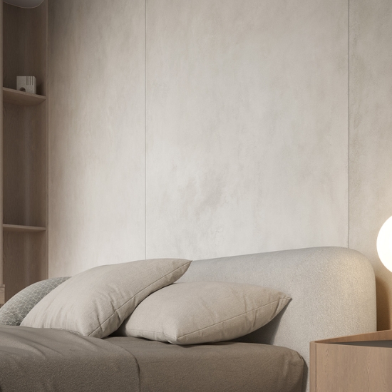 Cabecero de cama con pared en Ascale Cosmopolita Light
