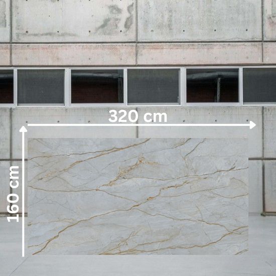 Placa Ascale Foresta Blue de 320x160 cm