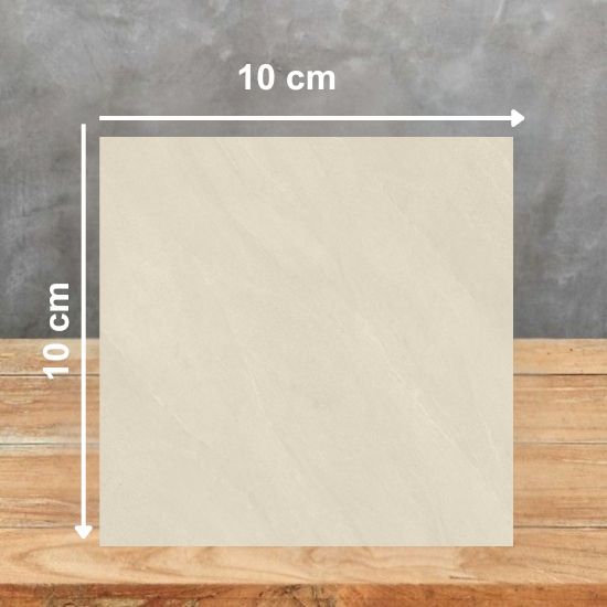 Muestra de 10x10 cm de Ascale Arena Sand porcelánico color arena