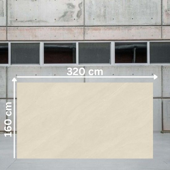 Losa de porcelánico Ascale Arena Sand 320x160 cm color arena beige